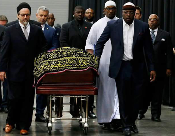 Muhammad Ali, Pemakaman Muslim Terbesar di AS