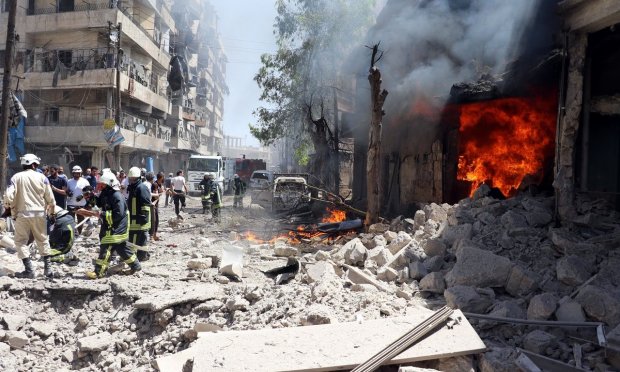 Sejak Kamis Jet Tempur Rusia dan Assad Terus Gempur Warga Sipil Aleppo, Puluhan Tewas