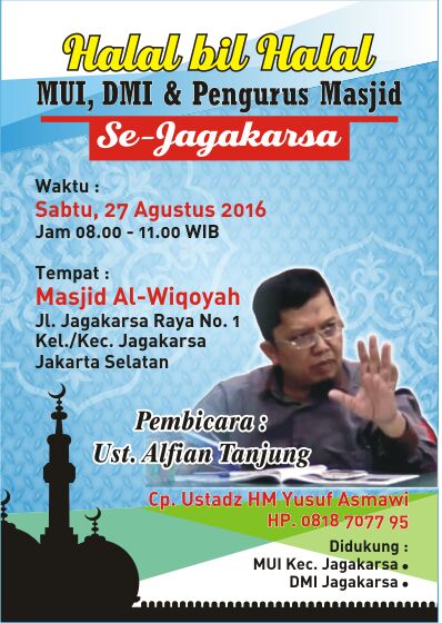 Silaturrahim Dewan Masjid Indonesia, MUI dan Pengurus Masjid Se-Jagakarsa