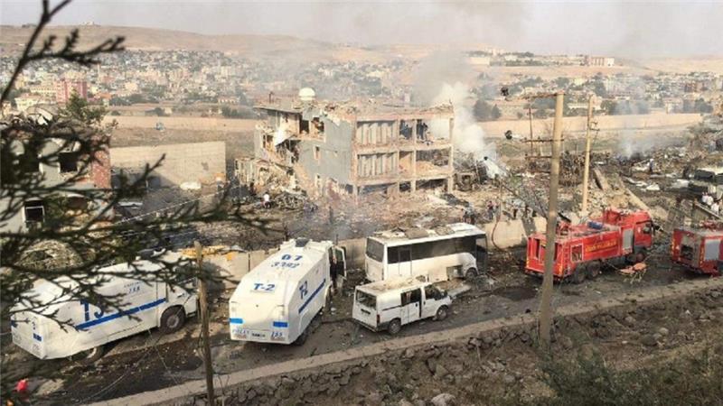 Serangan Bom Truk Hantam Markas Polisi Turki di Cizre, 11 Tewas dan 70 Terluka