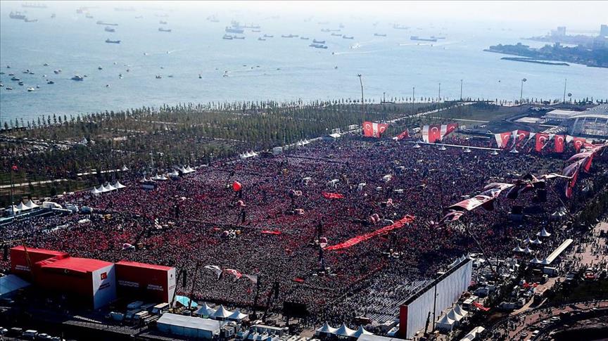 5 Juta Orang Hadiri Pawai Bersejarah Turki