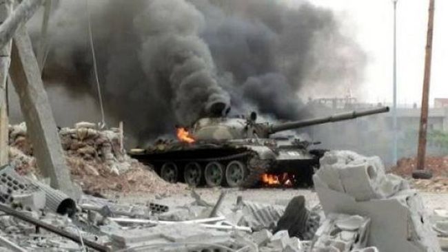 Faksi Pejuang di Hama Hancurkan 5 Tank T-72 dan Tewaskan 18 Pasukan Assad