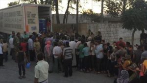 Lembaga Kemanusian Turki Kirim Bantuan Makanan ke Jarablos untuk 8.000 Orang Per Hari
