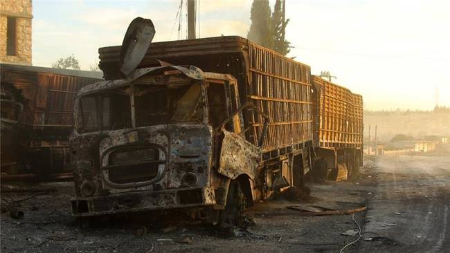 Rusia Bantah Serang Konvoi Bantuan PBB di Aleppo, AS: Serangan Dilakukan Pesawat Tempur