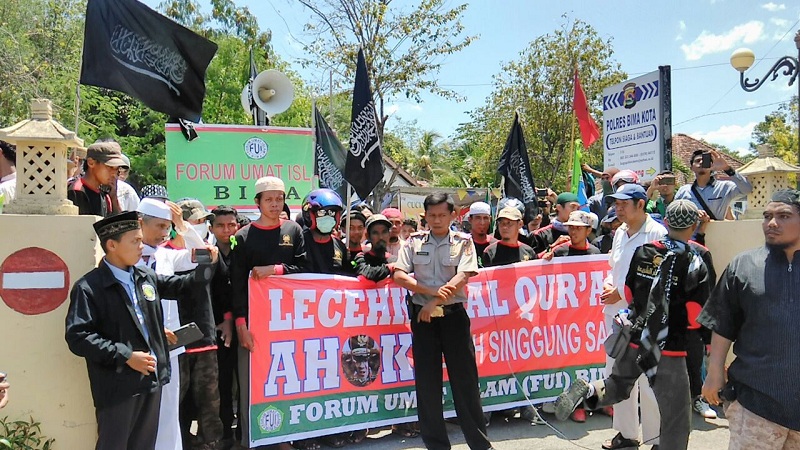 Lagi, Ribuan Umat Islam Bima Tuntut Seret Ahok ke Lembah Hukum