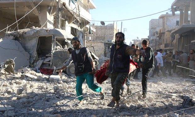 Serangan Udara Rezim Assad Hantam Rumah Sakit di Aleppo dengan Bom Barel