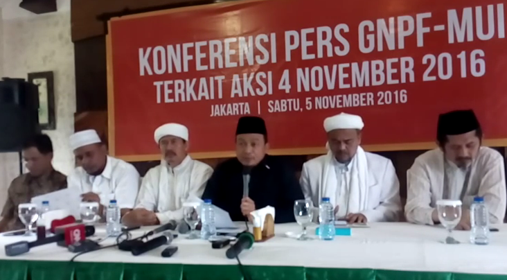 GNPF MUI Minta Umat Islam Terus Kawal Kasus Ahok Meski Sudah Tersangka