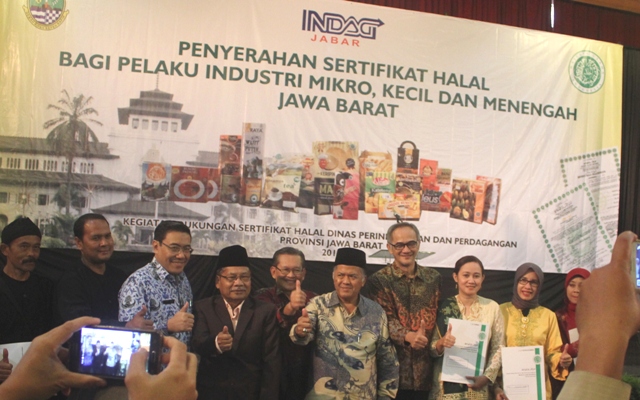1000 IKM di Jabar Dapat Sertifikat Halal