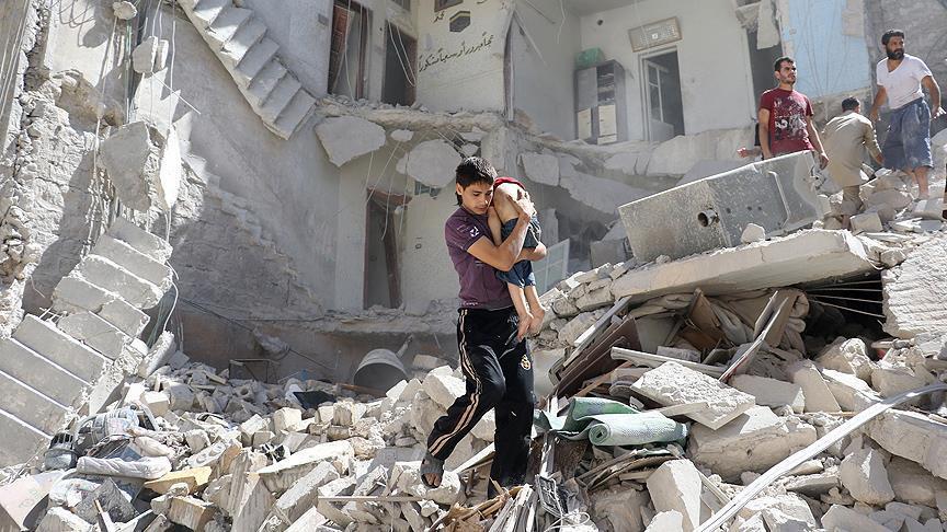Lebih dari 100 Anak-anak Terperangkap dalam Bangunan di Aleppo