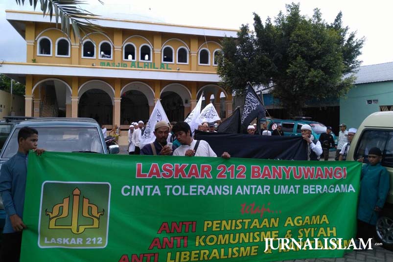 Jaga Spirit212, Sejumlah Ormas Islam di Banyuwangi Deklarasikan Laskar 212