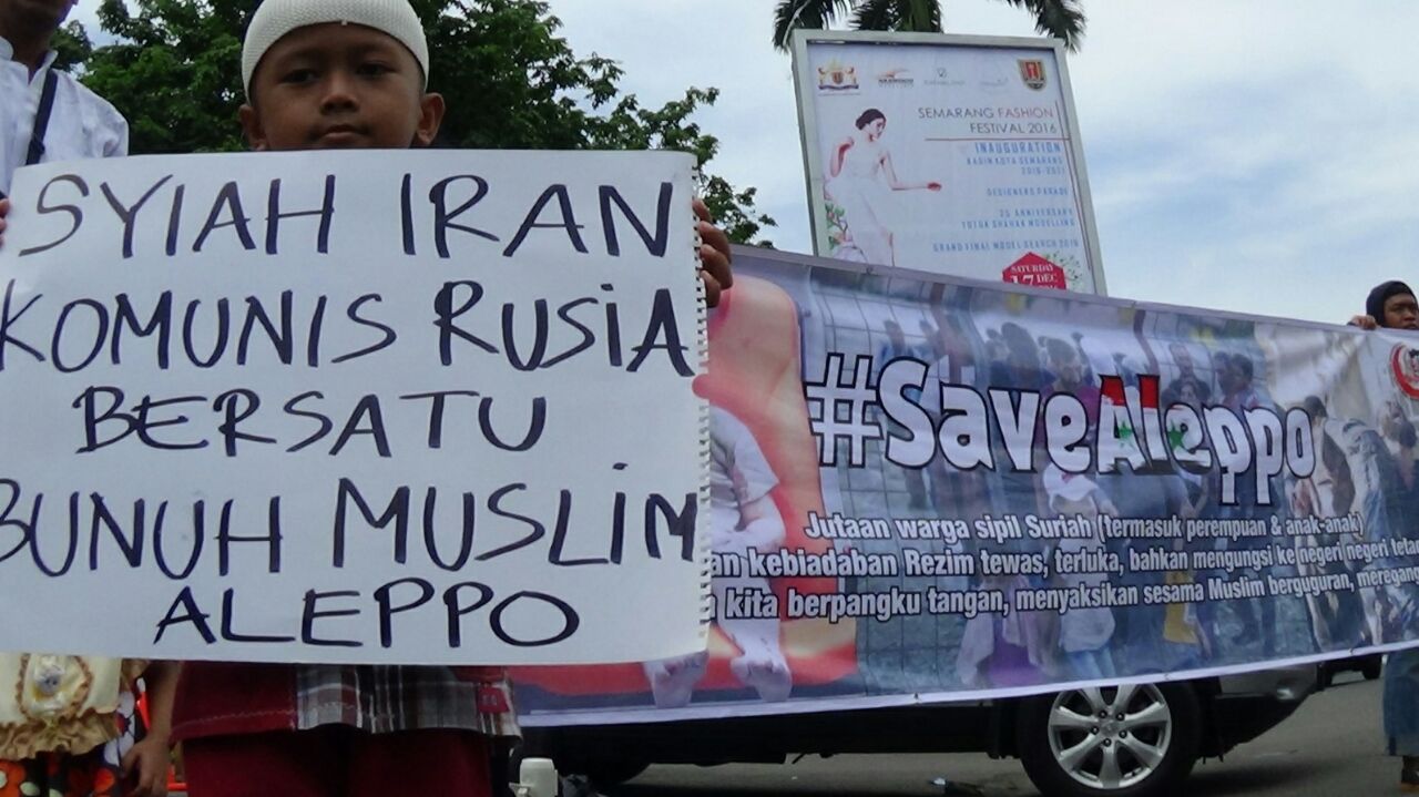 Aleppo Tertindas, Anshsrusyariah Semarang Gelar Aksi Sosial
