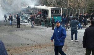 Serangan Bom Mobil Hantam Bis Umum, 13 Tentara Turki Tewas