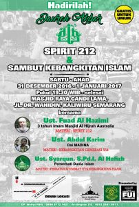 Hadirilah, Dauroh Akbar: SPIRIT 212 & SAMBUT KEBANGKITAN ISLAM