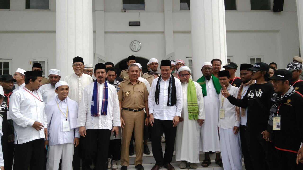 GNPF Tiba di Bima, Pemerintah: GNPF Dapat Menenangkan Korban Banjir Bima