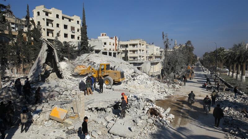 Pembantaian Baru di Idlib oleh Pesawat-pesawat Tempur dan Kapal Perang Rusia