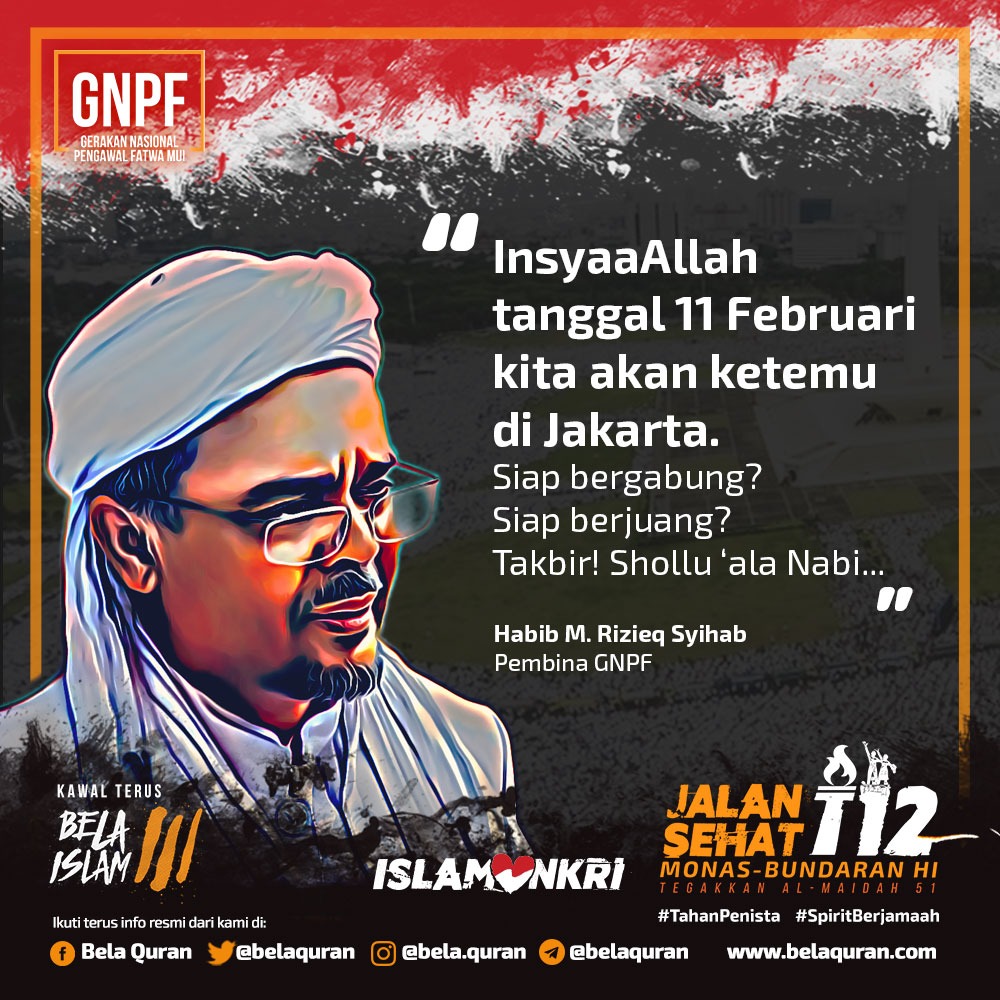 FUI Tegaskan #Aksi112 Tetap Digelar