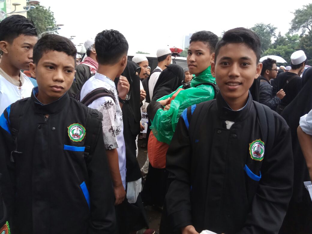 Siswa SMP ini Ikuti #Aksi112 Sebab Panggilan Jihad, Bela Ulama