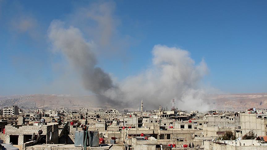 Pasukan Assad Membombardir Warga yang Sedang Melayat di Timur Damaskus, Belasan Tewas