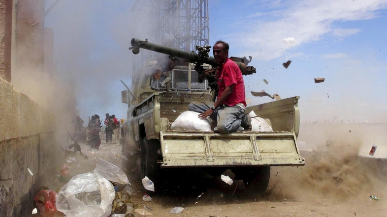 Koalisi Arab Cegat Rudal Balistik Syiah Houthi di Taiz