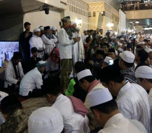 Pesan HRS di Aksi Simpatik 55: Terus Berjuang dan Jaga Kedamaian