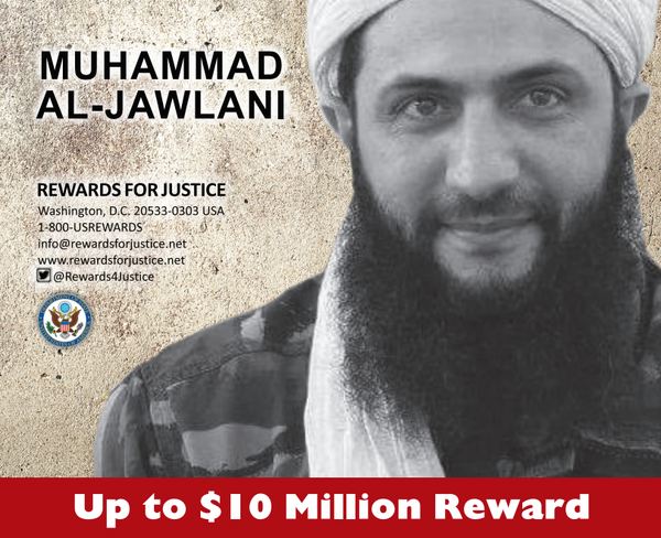 AS Tawarkan $ 10 Juta untuk Tangkap Syeikh Abu Muhammad al Jaulani