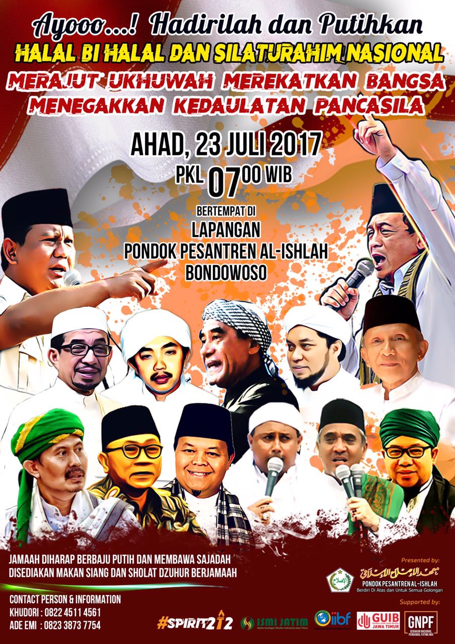 Silaturahim Nasional “Merajut Ukhuwah Merekatkan Bangsa Menegakkan Kedaulatan Pancasila”