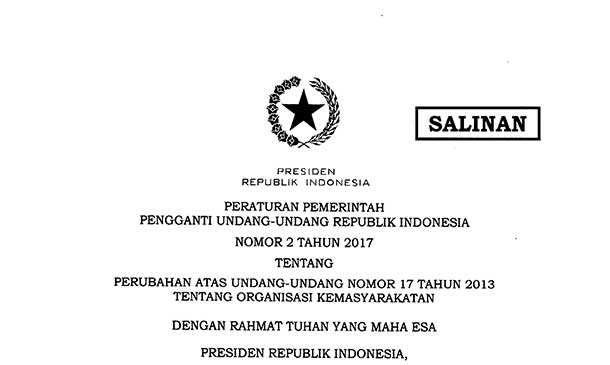 Perppu No. 2 Tahun 2017 Lebih Kejam dari Penjajah Belanda, Orla dan Orba