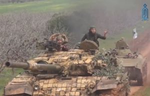 Hayat Tahrir al Sham Tembak Jatuh Drone Syiah Hizbullah di Qalamoun