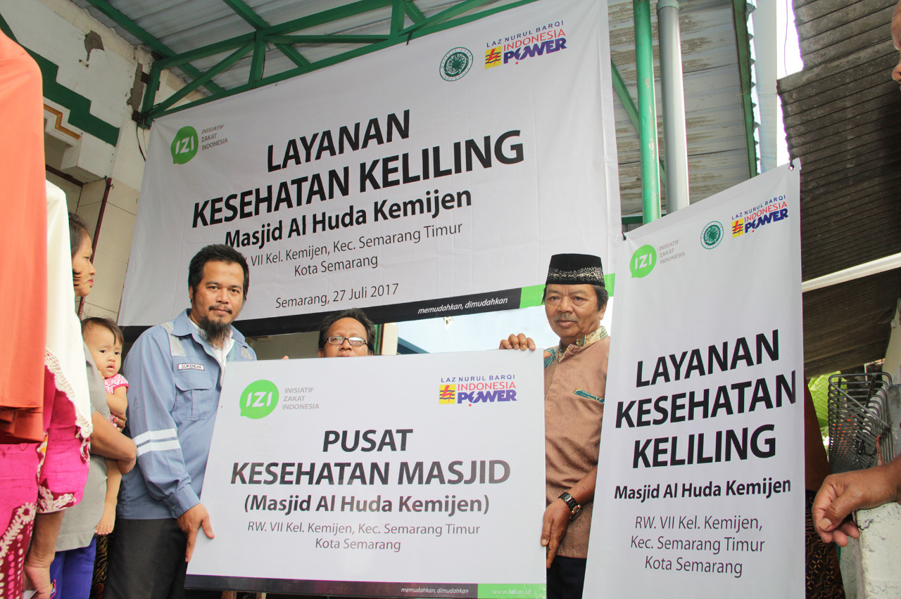 IZI Jateng dan LAZ Nurul Barqi Buka Pusat Kesehatan Masjid di Semarang