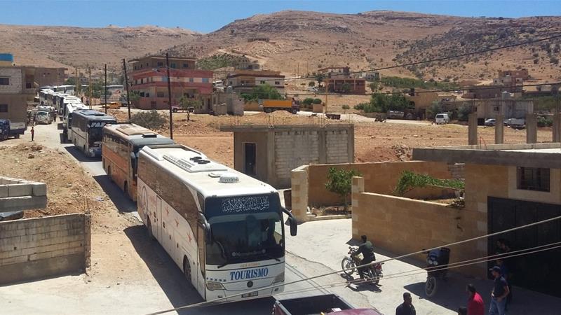 JFS dan Ribuan Warga Sipil Mulai Meninggalkan Perbatasan Libanon Menuju Idlib