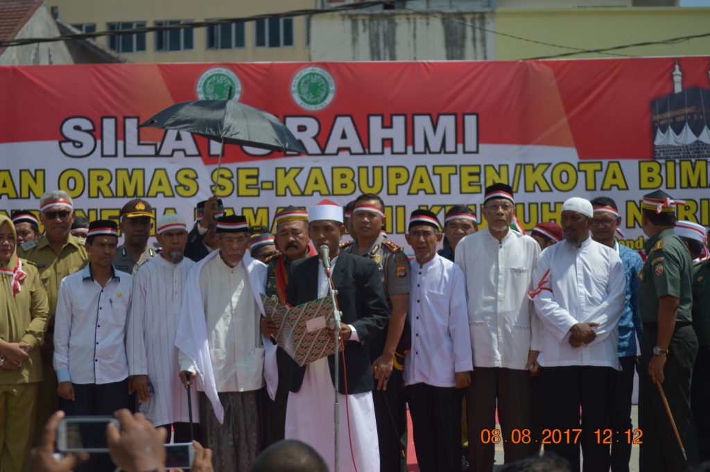 Ini 4 Poin Ikrar Kebangsaan Ormas Islam dan Pondok Pesantren se- Bima