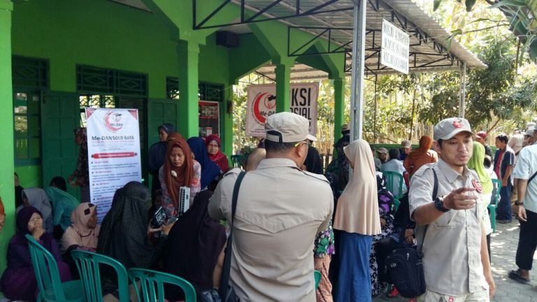 Gandeng Me-Dan dan ECR, JAS Jateng Gelar Aksi Bakti Sosial di Sukoharjo