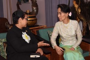 Ini Hasil Pertemuan Menlu Retno Marsudi Dengan Aung San Suu Kyi