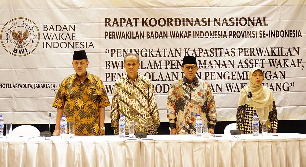 Badan Wakaf Indonesia Gelar Rapat Koordinasi Nasional