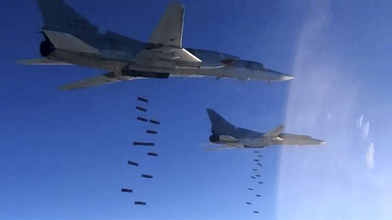 SOHR: Jet Tempur Rusia Bunuh 34 Warga Sipil di Deir Al Zour