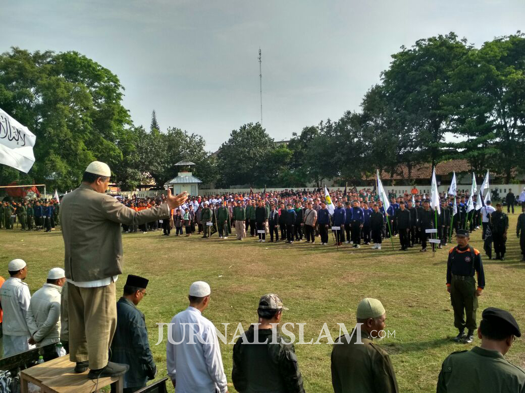Ribuan Laskar Soloraya Ikuti Gelar Apel Akbar dan Longmarch