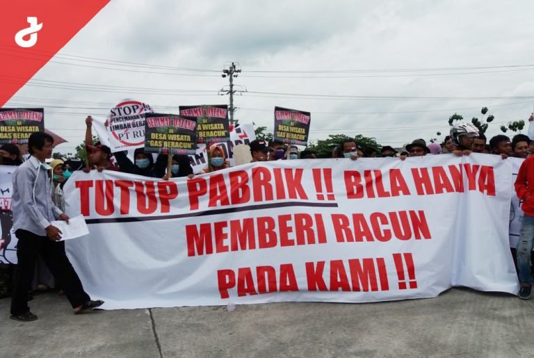 Limbah Bau PT RUM Tak Kunjung Hilang, Warga Desak Presiden Jokowi Turun Tangan