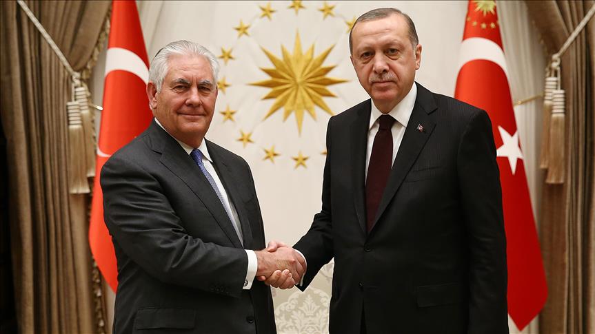 Berharap Turki Melunak dalam Operasi MIliter di Suriah, Sekneg AS Temui Erdogan di Ankara