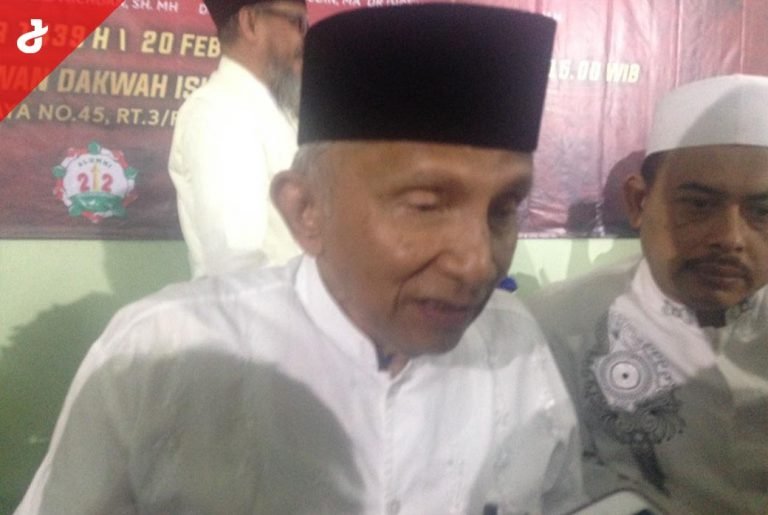 Amien Rais Ingatkan Pemerintah Jangan Diskriminasi Hukum Umat Islam