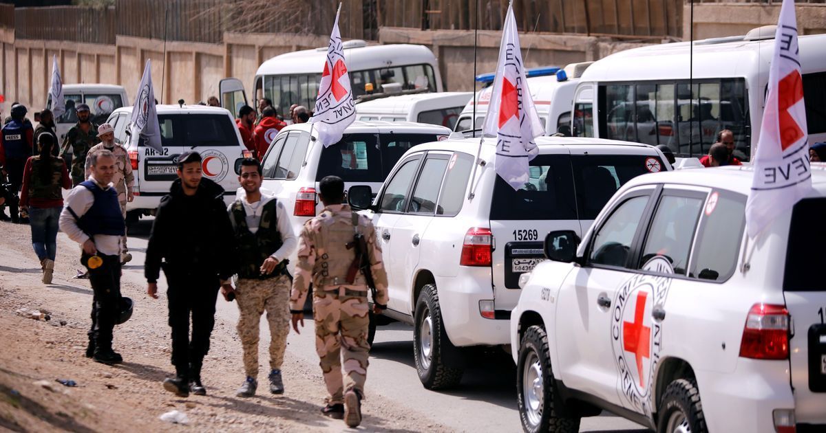 46 Truk Kemanusian Memasuki Ghouta Timur Namun 70% Obat-obatan Disita Rezim Assad