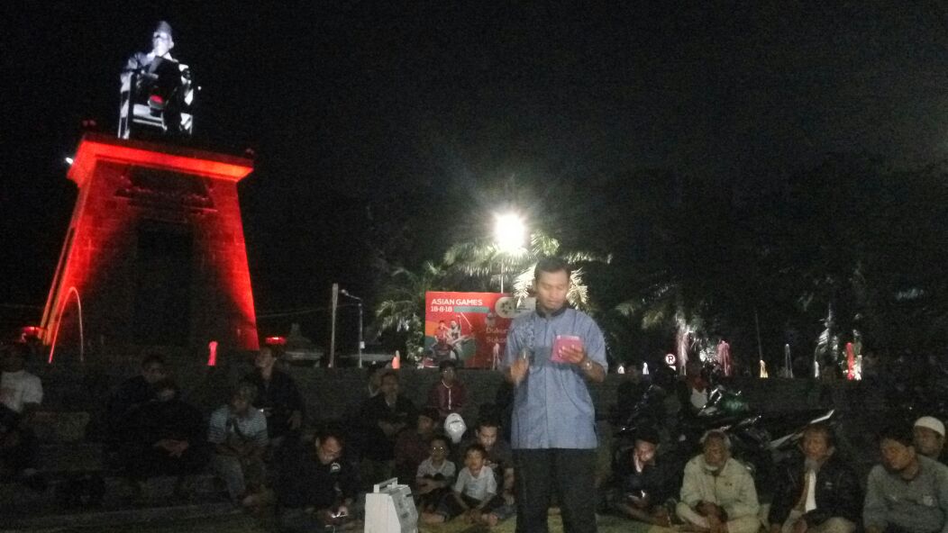 Protes Sukmawati, Budayawan Muslim Solo Gelar Aksi Baca Puisi di Patung Soekarno