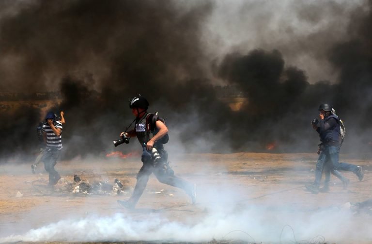 Pesawat Drone Israel Targetkan Wartawan yang Liput Aksi Protes di Gaza