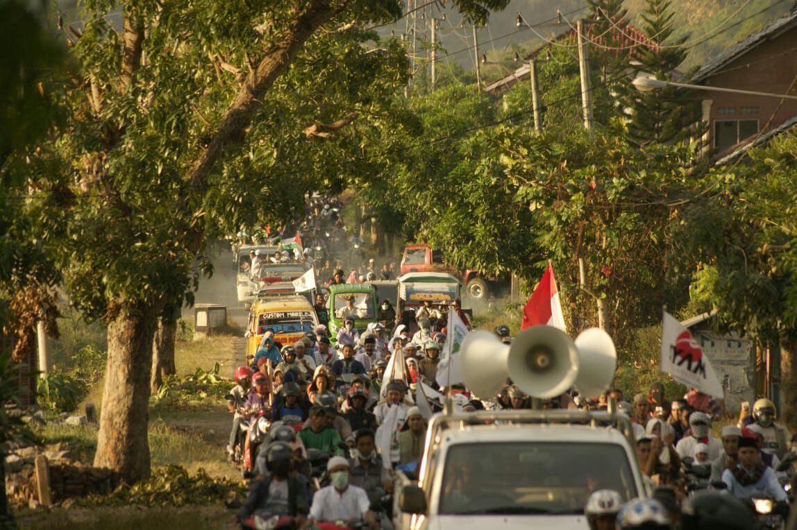 Sambut Ramadhan, Umat Islam Bima Adakan Pawai Bela Palestina