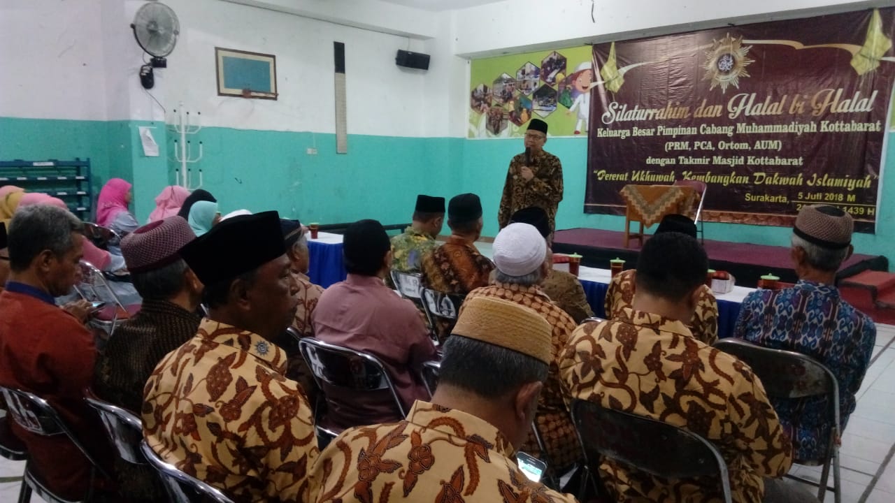 Muhammadiyah Kottabarat Gelar Halal Bihalal Bertajuk Pererat Ukhuwah Kembangkan Dakwah Islamiyah
