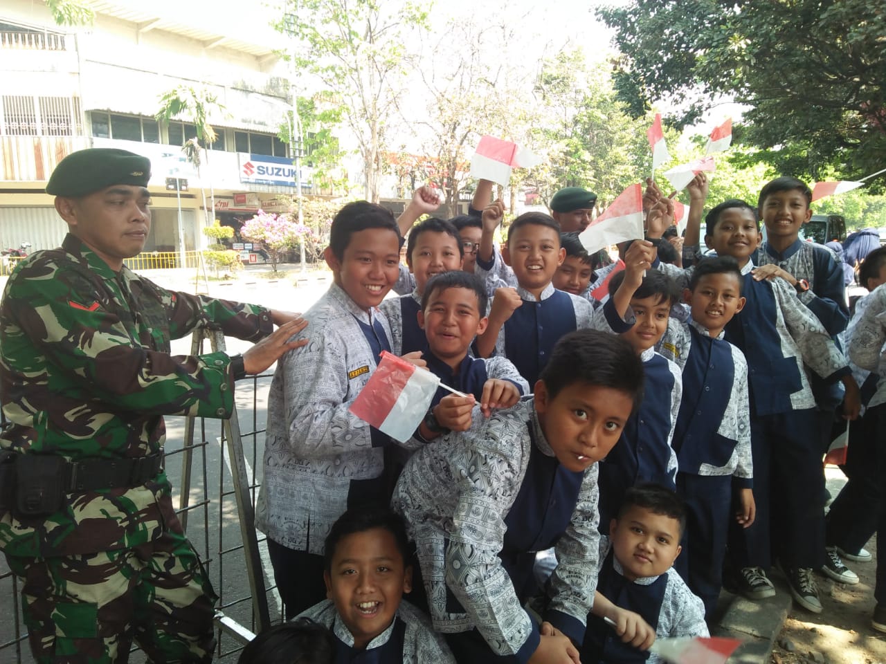 Ratusan Siswa Solo Meriahkan Asian Games