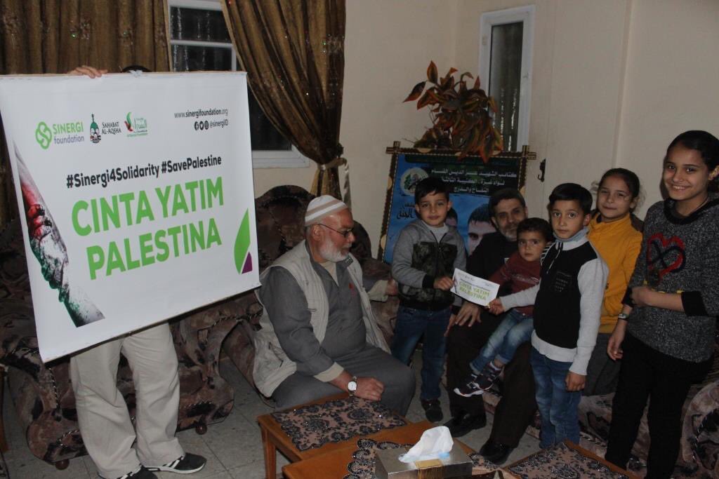 Sinergi Foundation Kembali Salurkan Bantuan untuk Yatim Palestina