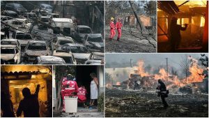 Kebakaran Yunani: Ribuan Rumah Hangus, Ratusan Mobil Hancur, 76 Tewas dan 100 Hilang