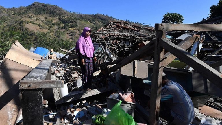 Begini Kondisi Pemukiman di Lombok Timur Pasca Gempa (Video)