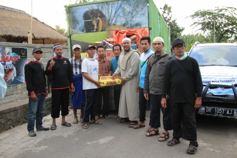 Ansharusyariah Salurkan Bantuan Untuk Korban Gempa Lombok Utara