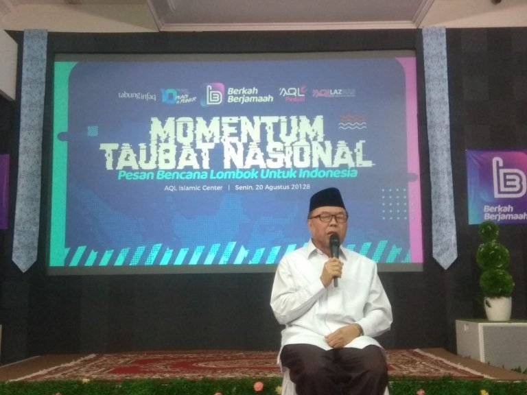 Prof Didin Minta Khatib Idul Adha Ceramah Soal Musibah Lombok